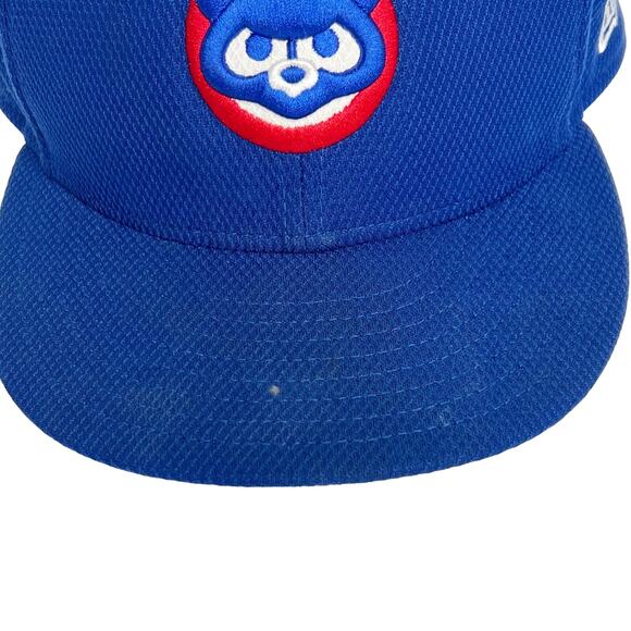 NEW ERA CHICAGO CUBS 2024 Batting Practice 59FIFTY Fitted Hat Blue Size 7(5/8) - Picture 3 of 9